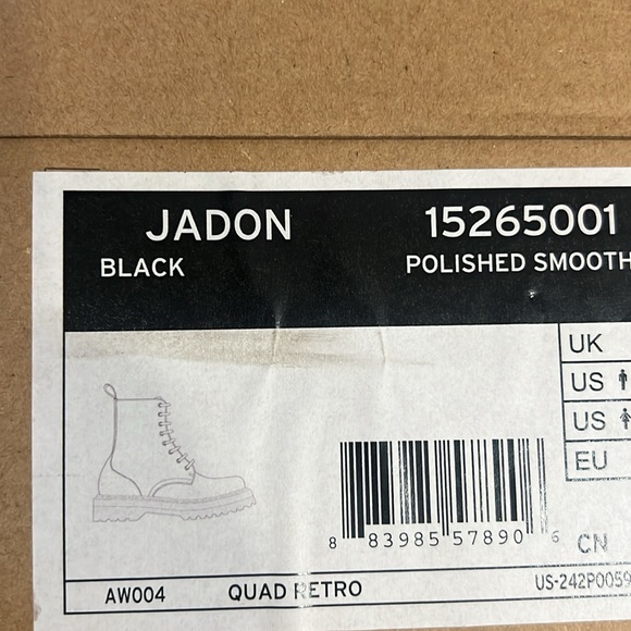 🖤DR MARTENS JADON BOOT SMOOTH LEATHER PLATFORMS NWT🖤 - Picture 14 of 14